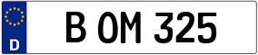 Truck License Plate